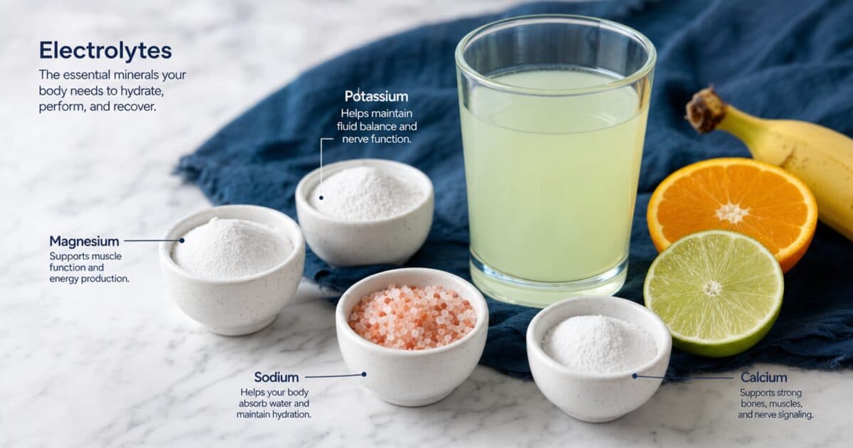 Electrolyte ingredients explained: sodium, potassium, magnesium, and the rest