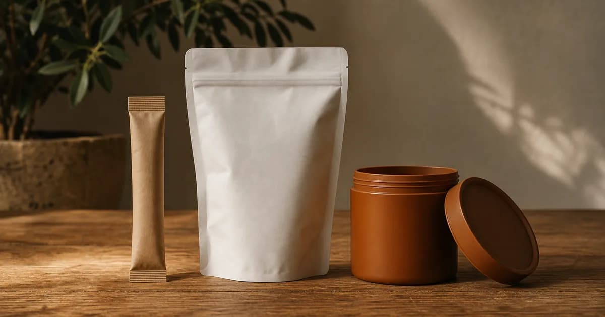 Stick packs vs pouches vs tubs: which packaging format is right for your product?